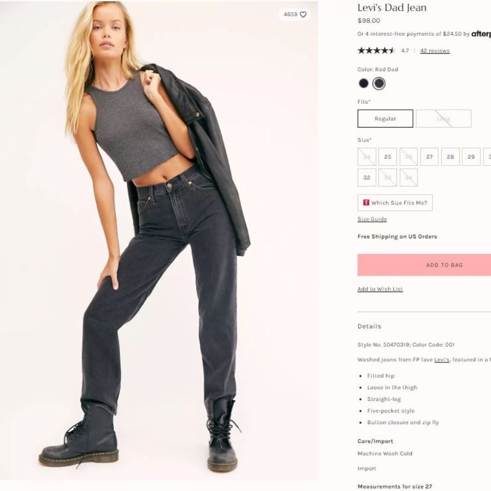 [SOLD] Levi's Dad Jean